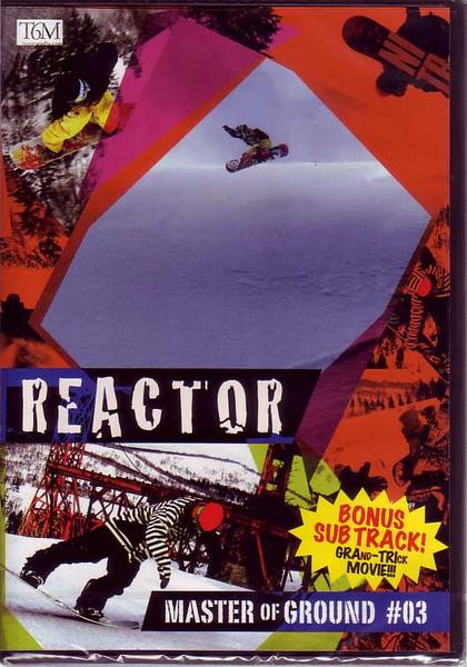 SALE OFF！新品DVD！[スノーボード] REACTOR / MASTER OF GROUND 03！