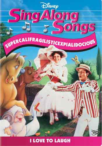 SALE OFF！新品北米版DVD！Disney's Sing Along Songs: Supercalifragilisticexpialidocous！