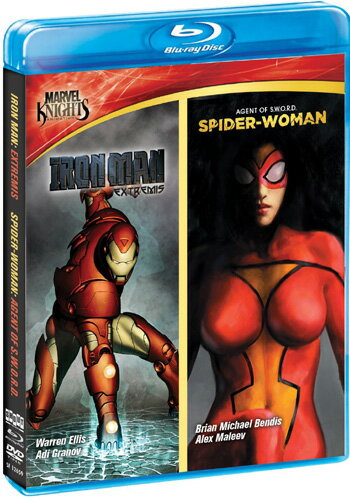 SALE OFF！新品北米版Blu-ray！Marvel Knights: Iron Man - Extremis & Spider Woman [Blu-ray]！アイアンマン/スパイダーウーマン