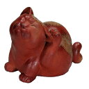 猫(中)-1 備前焼 平川工房|平川工房| 猫グッズ 猫雑貨 猫 ねこ ネコ|置物 備前焼 猫の焼き物|