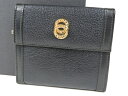 本物★ブルガリ★BVLGARI☆新品同様★ドッピオトンド★Wホック財布★レザー★メンズ★レディース★箱付き★人気★ 【中古】