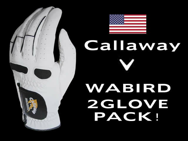 【メール便送料無料】キャロウェイ ウォーバード ゴルフグローブ 2枚セット（左手用）Callaway WARBIRD/特価