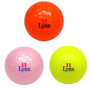 Lynx/リンクスPREDATOR プレデター カラーゴルフボール【3色いり】【半ダース】公認球