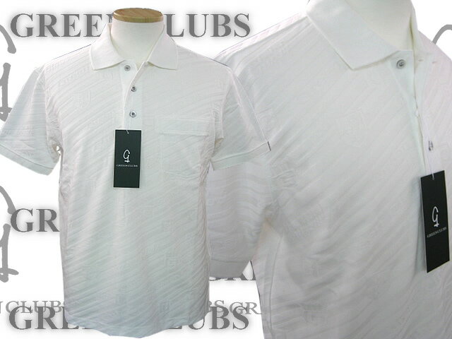 グリーンクラブ半袖ポロシャツ 1421-840511ホワイト/日本製/メンズ
