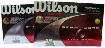 【Wilson SMART CORE Golf Color Ball】 ウィルソン スマート コア ゴルフ カラーボール 【1ダース(18球入り)】【USA】