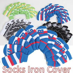 【 Socks Knit Iron Cover 】【番手別 10本組】【全4色】 ソックス <strong>ニット</strong> アイアン カバー 10個入り 広田ゴルフ 【番手表示あり】【ネコポス 対応】 02P05Nov16