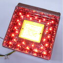 JB角型LEDテールランプ単体 クリアレンズ LED赤/橙(ウインカー用)【代引不可】