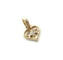 CI[ [   y g SMALL ALLEGRA HEART W DIAMOND 10KGOLD  ROYAL ORDER 