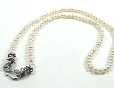 CI[ [   lbNX TINY PEARL CHOKER 16 inch CI[ [lbNX 