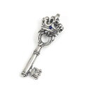 CI[ [   y g SMALL KEY CHARM W 1SAPPHIRE  ROYAL ORDER 