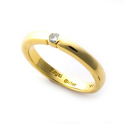 ロイヤルオーダー Royal Order HALO RING w/1 DIAMOND 18K YELLOW GOLD size 5-6.5【リング】【送料無料】【ROYAL ORDER】