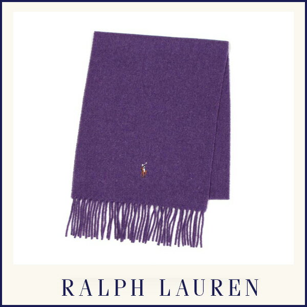 ラルフローレン Polo by RalphLauren マフラー 604700 516/ マフラー パープル ウール 【セール】【sale】【%off】