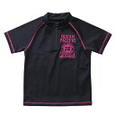 オーシャンパシフィック Op Ocean Pacific キッズ 子供 半袖 ラッシュガード 水着 日焼け防止 UV対策 566490 NVY ネイビー 140 150 160
