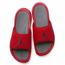 ナイキ NIKE スリッパ シャワーサンダル スポーツサンダル メンズ 男性用 紳士用 881473 600 JORDAN HYDRO 6 レッド ブランド ベナッシ シンプル おしゃれ オフィス ゴムスリッパサンダル ぺたんこ 室内用 室内 ベルクロ スウッシュロゴ 安い 履きやすい トイレ 高級 新作