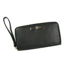 新作 フルラ ラウンドファスナー長財布 FURLA 財布 長財布 レディース ストラップ リボン ONYX CHANTILLY XL P.FOGLIO 牛革