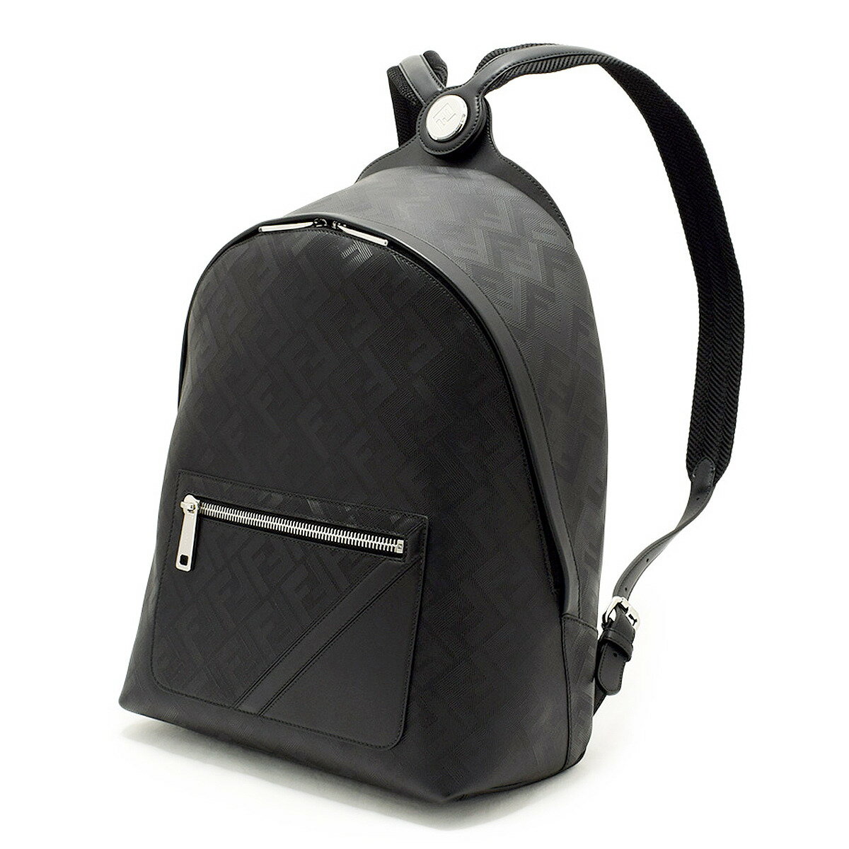 フェンディ FENDI バッグ バックパック リュックサック 7VZ076-APDO-F0GXN メンズ ブラック 本革 レザー