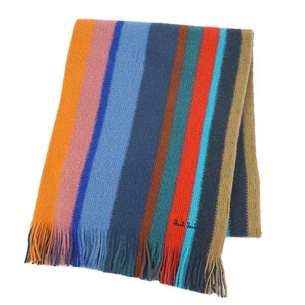 |[X~X }t[ Paul Smith M1A 355E AS10 MIKE STRIPE SCARF }CN XgCv XJ[t E[ 47 BLUE u[{lCr[{IWn}`XgCv