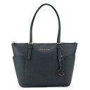 マイケル コース MICHAEL KORS マイケルコース トートバッグ 30F2GTTT8L 414 JET SET EW TZ TOTE ADMIRAL MK ショルダーバッグ 肩掛け ネイビー 紺 レディース プレゼント ギフト 新品