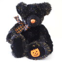 ラス RUSS ぬいぐるみ 100651 テディベア Lサイズ ハロウィン ブラック 人形 キッズ 子ども プレゼント ギフト パンプキン くま 誕生日 10月31日
