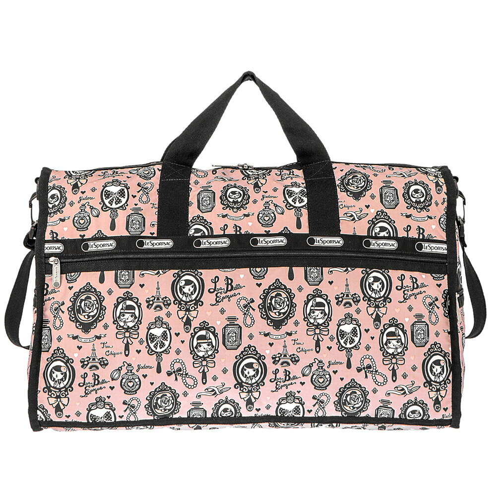 X|[gTbN LeSportsac {XgobO LARGE WEEKENDER 7185 D204 [WEB[NG [ MADEMOISELLE }h}[ CgsNn V [obO Vi