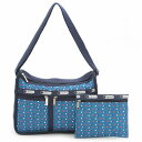 レスポートサック LeSportsac ショルダーバッグ 斜めがけバッグ 7507 D868 Deluxe Everyday Bag デラックスエブリデイバッグ STARGAZER BLUE S ブルー系マルチ