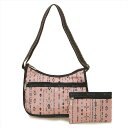 レスポートサック LeSportsac ショルダーバッグ 斜めがけバッグ Classic Hobo クラシックホーボー SUNSET PLAINS ピンク系 7520 E300