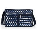 レスポートサック LeSportsac バッグ ショルダーバッグ 斜めがけバッグ 7519 E146 DELUXE SHOULDER SATCHEL デラックスショルダーサッチェル LA LUNA ネイビーブルー系マルチ