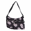 レスポートサック LeSportsac バッグ ショルダーバッグ 斜めがけバッグ 7520 F083 CLASSIC HOBO クラシックホーボー PEONY PARTY 花柄ダークブラウン系マルチ