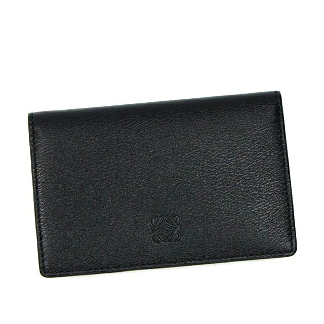ロエベ/LOEWE 名刺入れ メンズ レディース カードケース ブラック ブランド 【楽ギフ_包装選択】