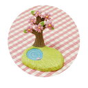 お花見ハッピーノーティー 桜&池 /ガーデンマスコット ナチュラル雑貨 Natural雑貨 Garden