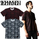 セール ZEPHYREN ゼファレン VNECK TEE BONEYARD Tシャツ