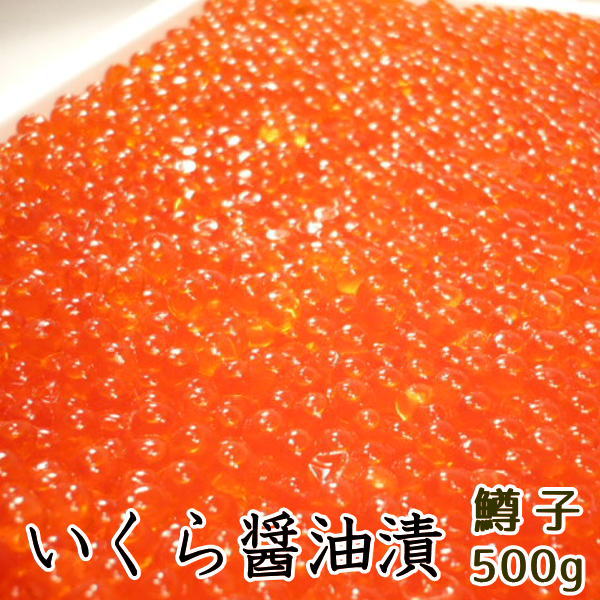 いくら醤油漬 500g 【鱒卵】【いくら/いくら醤油/イクラ/醤油漬け/味付き/寿司/軍艦…...:auc-seafoodmax:10009154