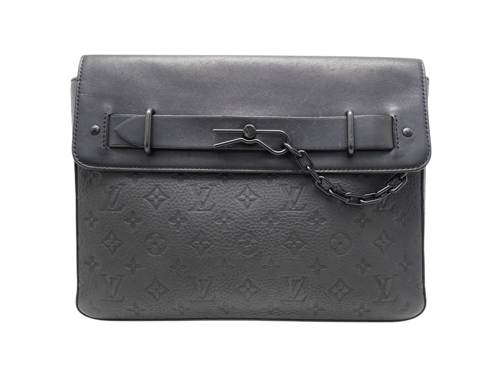 ルイ・ヴィトン M80140 モノグラム・トリヨン ノワール ポシェット・スティーマー クラッチバッグ 【新宿店】【中古】