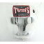 新 TWINS ツインズ 本革製 キックボクシング ヘッドギア ヘッドガード 白 Lサイズ
