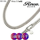 Roen ロエン W 喜平 ネックレス 6面 シルバー925...