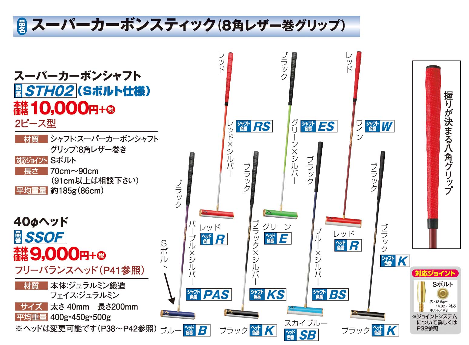 ニチヨー NICHIYO ・スーパーカーボンスティック・8角レーザー巻グリップ・Sボルト仕…...:auc-shiyougai-jpstore:10000032