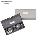 THOM BROWNE トム ブラウン TB-011-A-46 ラウンド型眼鏡 伊達メガネ イタリア正規品 2017-2018AW