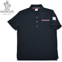 MONCLER GAMME BLEU モンクレール ガムブルー ネイビー半袖ポロシャツ メンズ イタリア正規品 2017SS 8316200【あす楽対応】【sybp】 02P05Nov16