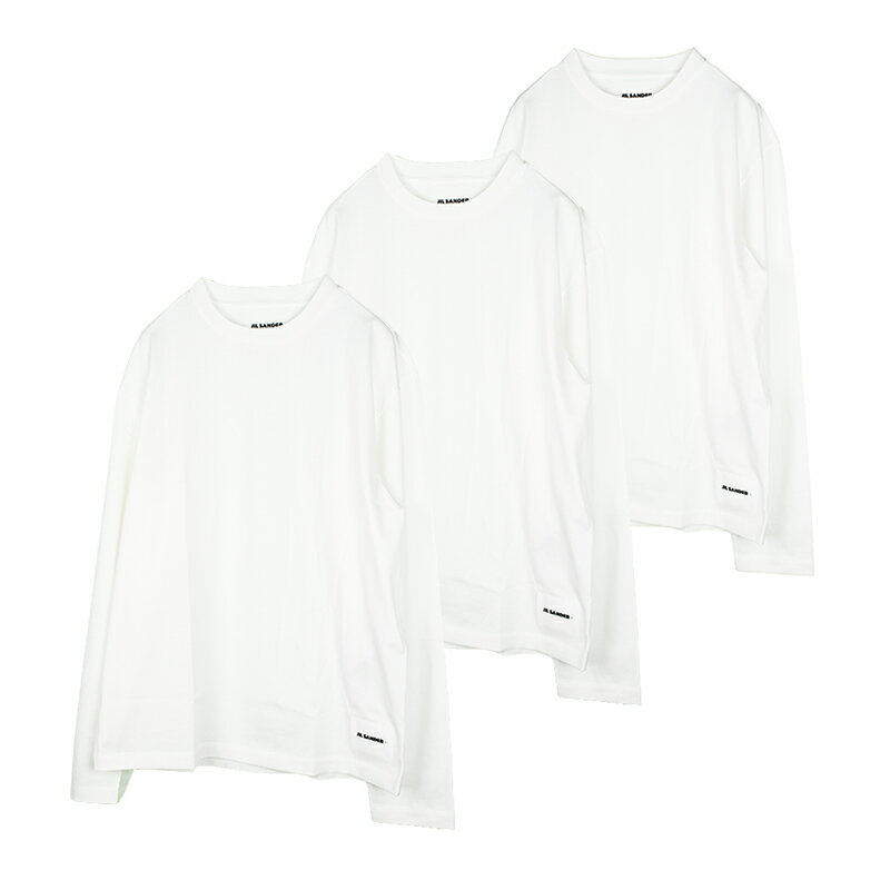 JIL SANDER+ <strong>ジルサンダー</strong> 3PACK 長袖Tシャツ 3枚セット イタリア正規品 J47GC0002 J45048 100 新品