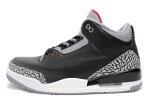 NIKE AIR JORDAN 3 RETRO 黒×グレー セメント 136064-010 ナイキ エアジョーダン 3 レトロ BLACK CEMENT