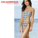 CIA.MARITIMA カンパーニャ マリッチマ◆ブラジル インポート水着 ビーチウエア モノキニ トライバル パットなし cm-1555