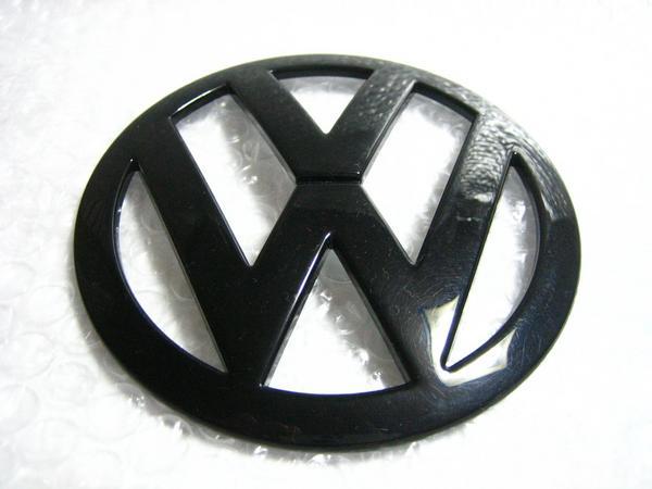 ■VW ゴルフ5/6 ポロ6R■ブラック・エンブレム/リア■新品/