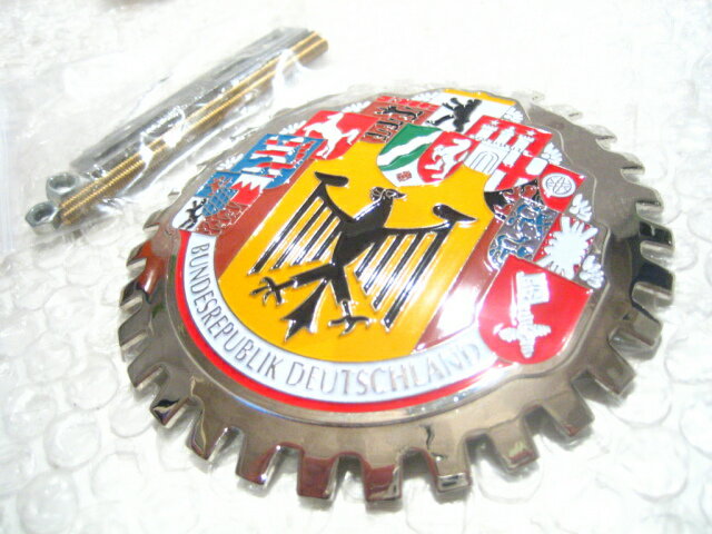 ●ドイツ紋章＆10州ロゴ●Fグリル・エンブレム●新品/輸入品/