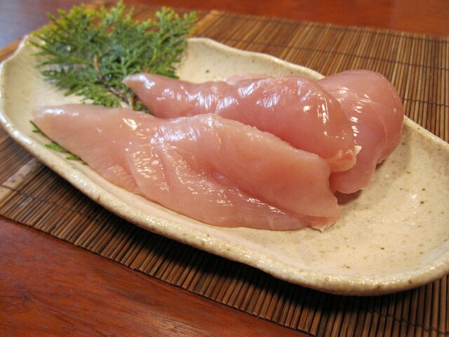 香川県産(国産)健味鳥 若鶏ささみ スジ有り 1kg [ササミ]...:auc-sschicken:10000011