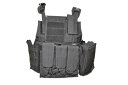 ブラック 黒 黒色 タクティカルベスト プレートキャリア Molleシステム対応 アーマーベスト