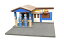 1/24 American Diorama Gas Station Diorama ルート66 ガソリンスタンド ジオラマ 模型