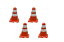 1/24 American Diorama Accessory - Traffic Cones カラーコーン 4個入り フィギュア ジオラマ