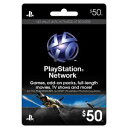 新品PS4/PS3/PSV/PSPパーツ PLAYSTATION Network Card $50 / プレイステーションネットワークカード $50 【海外北米版】