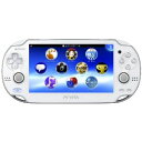 【中古】PSV本体 PlayStation Vita Wi‐Fiモデル クリスタル・ホワイト (PCH-1000 ZA02)