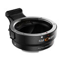 K&F Concept レンズマウントアダプター KF-EFE-AF (キャノンEFマウントレンズ → ソニーEマウント変換) 電子接点付き